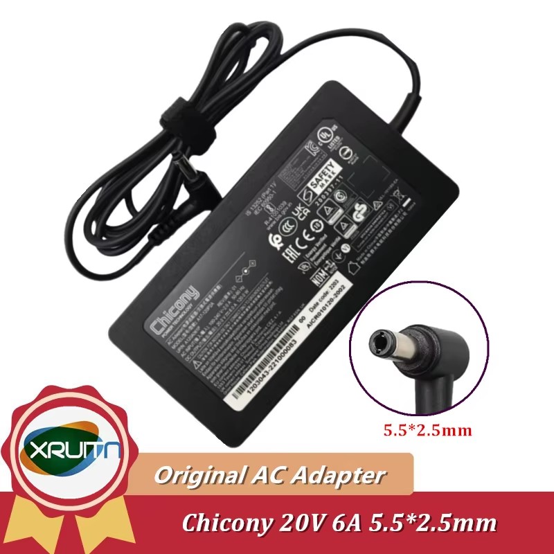 Pc Power Supply - A17-120P2A ​ อะแดปเตอร์ชาร์จไฟแท้ Chicony A120A057Q 120W