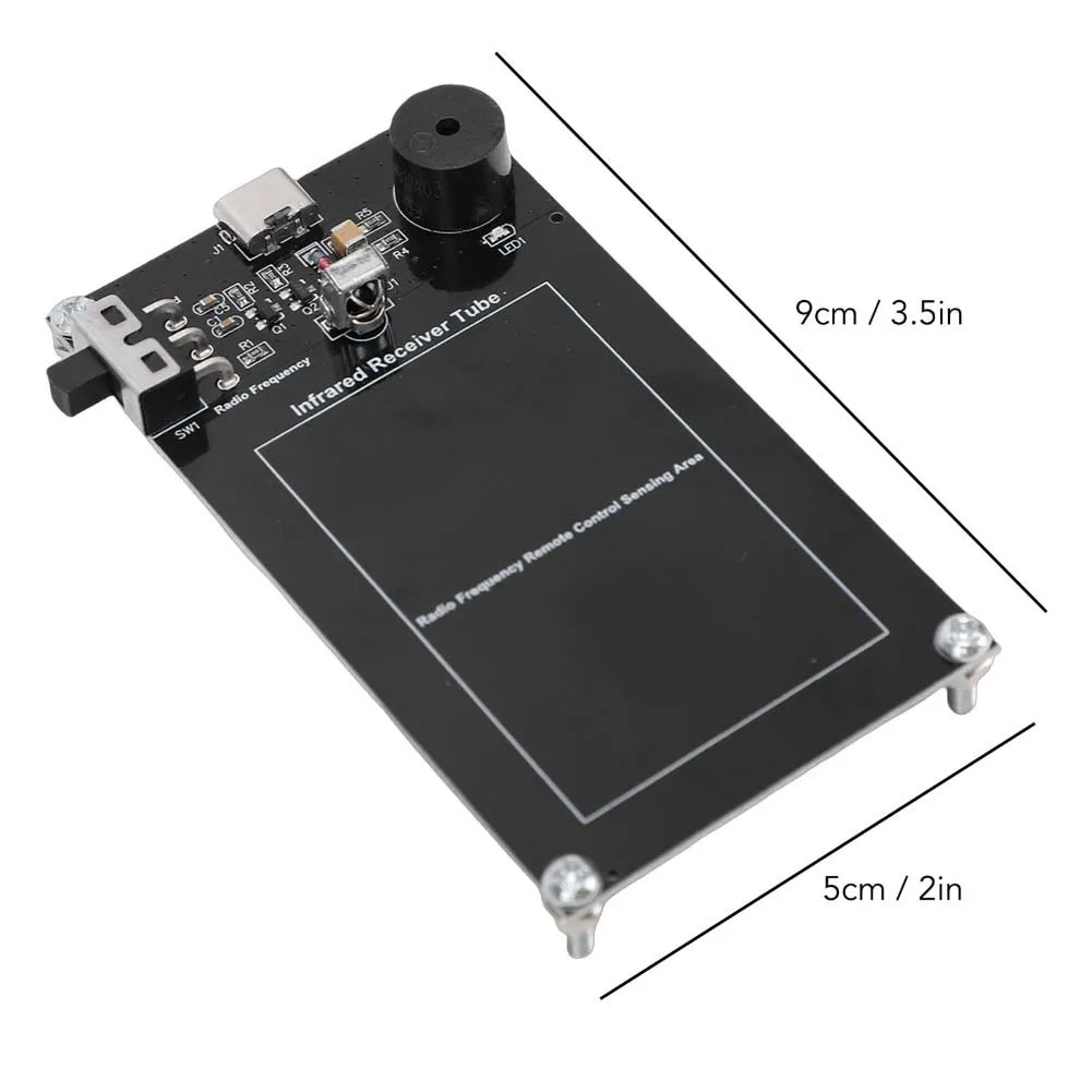 Power Supply Tester - โมดูลทดสอบรีโมทคอนโทรลรถยนต์แบบพกพาพร้อมแหล่งจ่ายไฟตรวจจับความถี่วิทยุและอินฟราเรด พกพาสะดวก