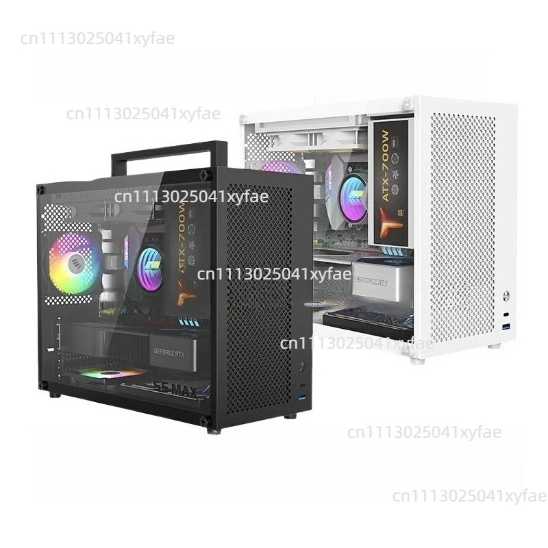 Psu Computer - เคสคอมพิวเตอร์ S5MAX สีขาว, รองรับเมนบอร์ด MATX /