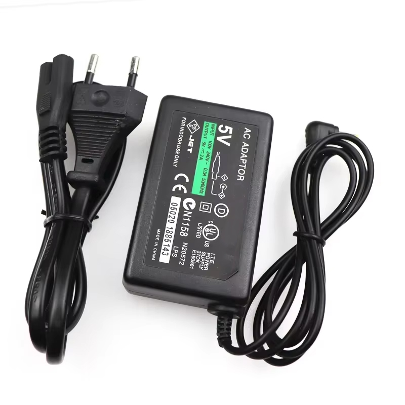Smps Power Supply - EU US ปลั๊กอะแดปเตอร์ AC ที่ชาร์จติดผนังสำหรับเครื่องชาร์จ PSP