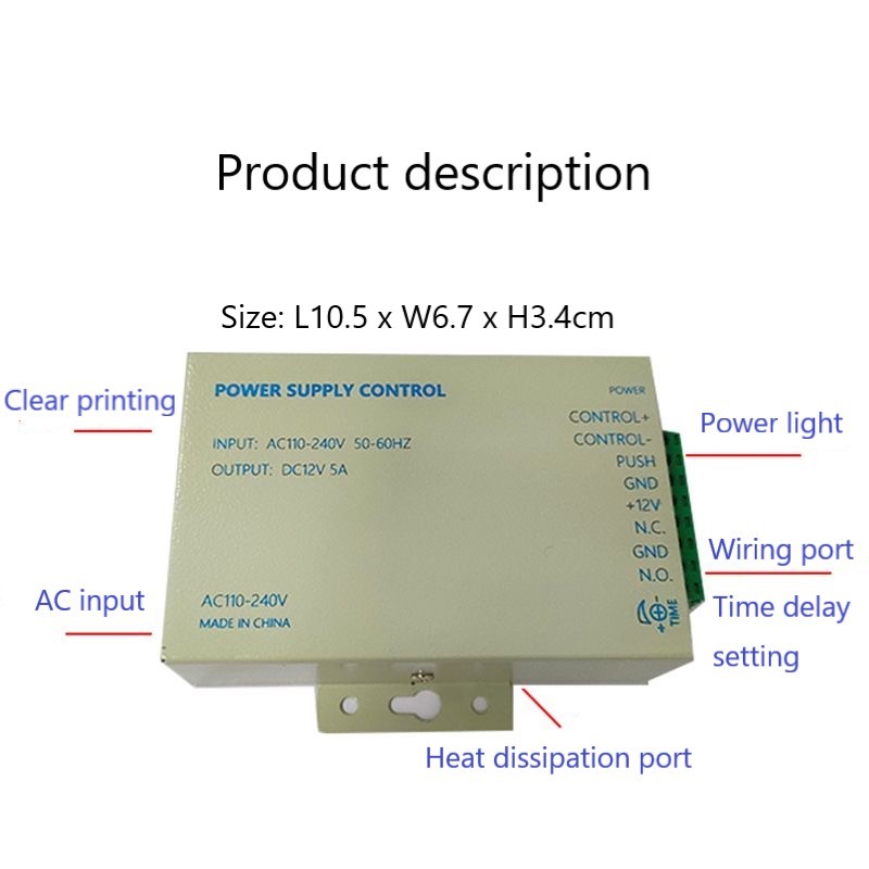 DC12V 5A 36W ควบคุมแรงดันไฟฟ้า - Dc Power Supply 12V บทวิจารณ์และราคา