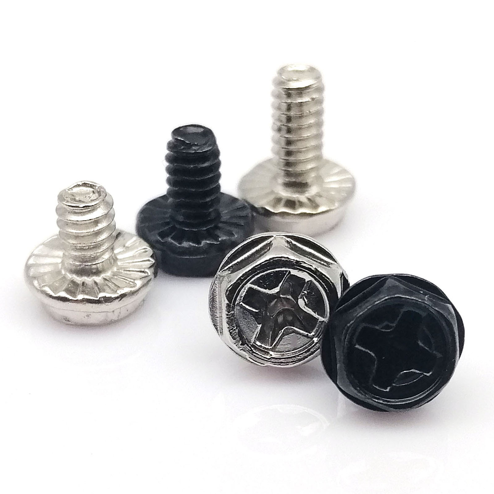 100 ชิ้นสีดําเงิน 6 # -32x5/6/ - Psu Computer บทวิจารณ์และราคา