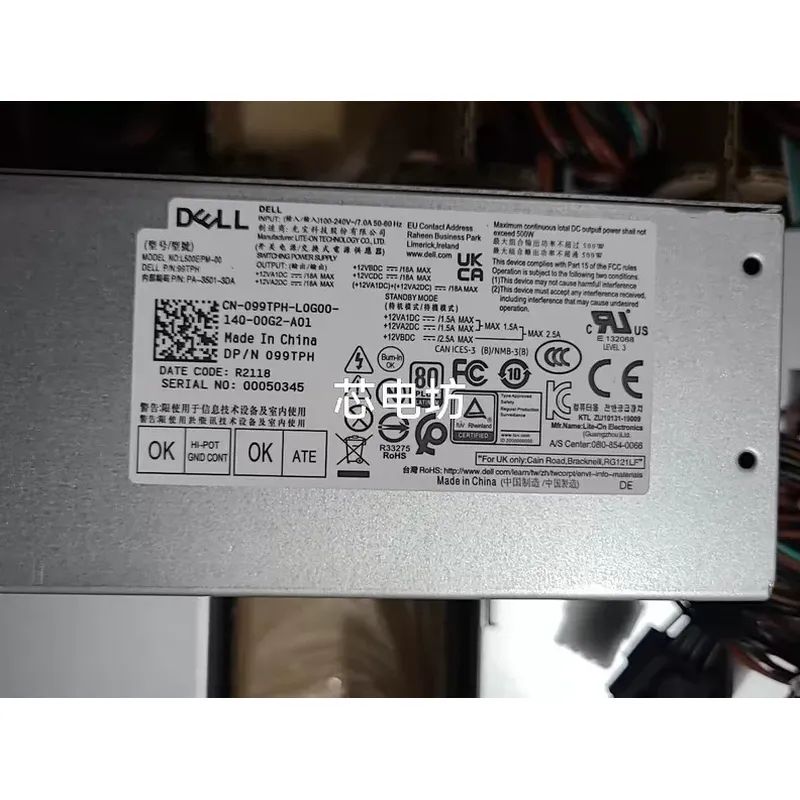 สำหรับ Dell 600W 500W ชุดจ่ายไ - Power Supply 500W บทวิจารณ์และราคา