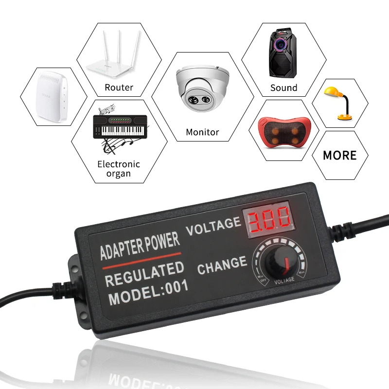 แหล่งจ่ายไฟปรับได้ AC DC 3V 5V - Smps Power Supply บทวิจารณ์และราคา