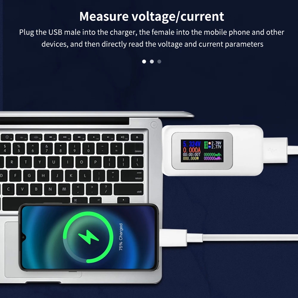 10 in 1 USB Tester DC Digital  - Power Supply Tester บทวิจารณ์และราคา